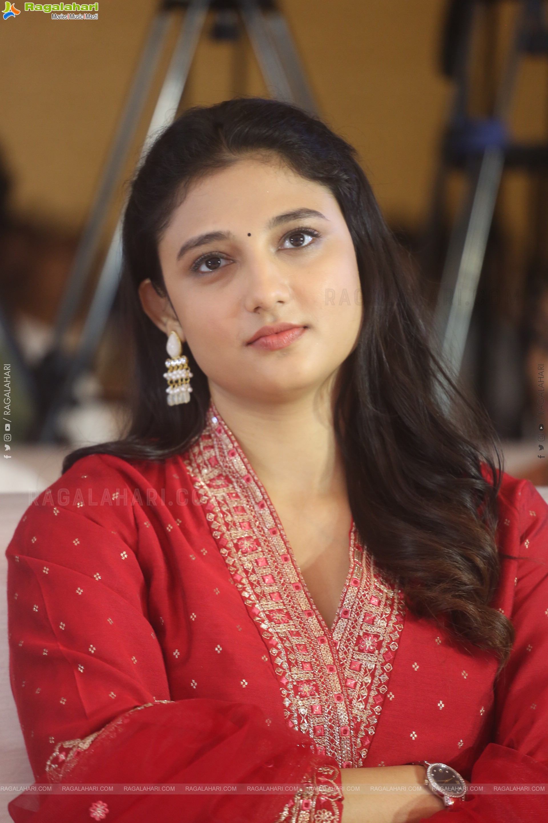 Ritika Nayak at Mirai Movie Brahmand Blockbuster Meet, HD Gallery
