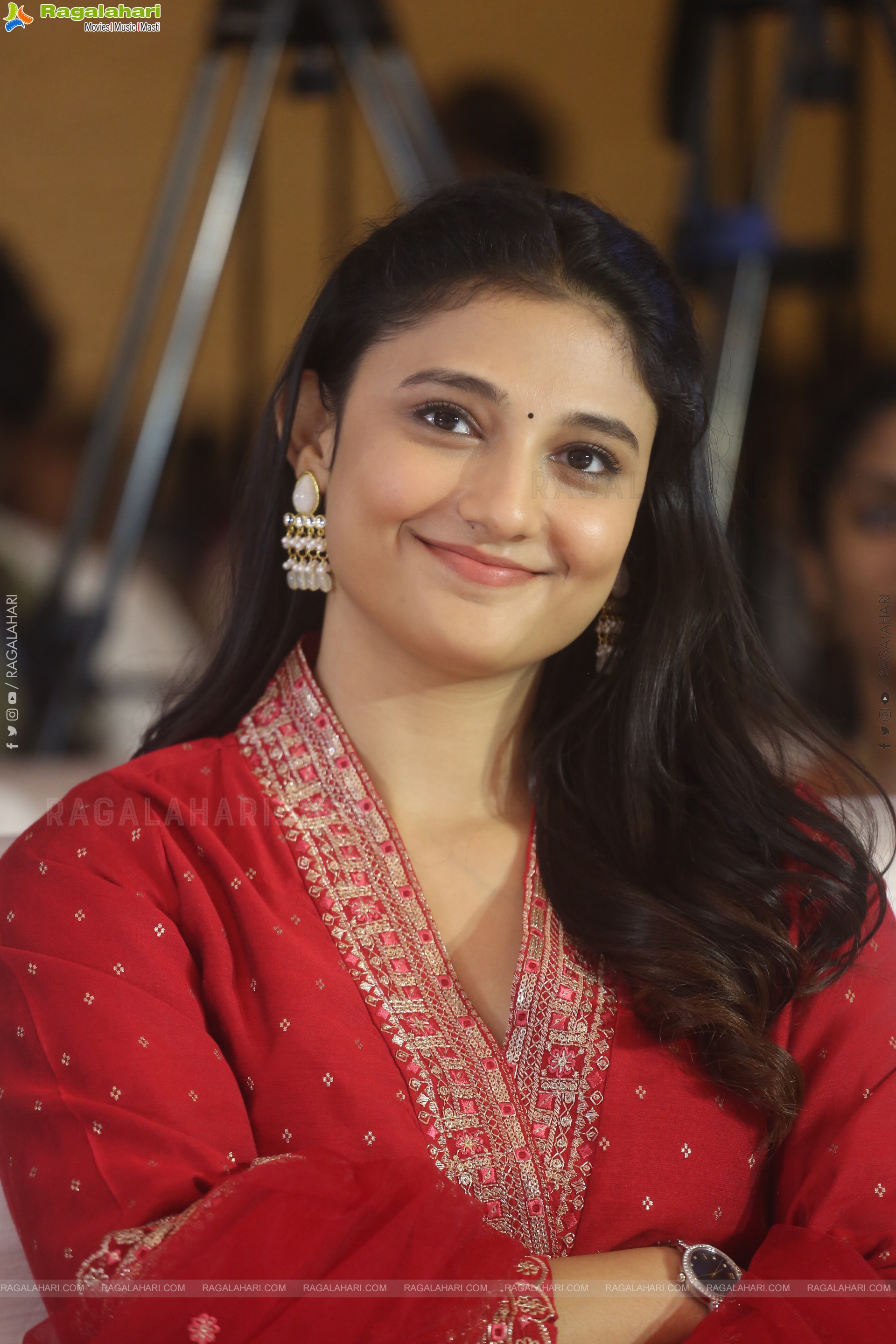 Ritika Nayak at Mirai Movie Brahmand Blockbuster Meet, HD Gallery