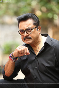 Actor Sarathkumar at Dude Movie Interview, HD Gallery