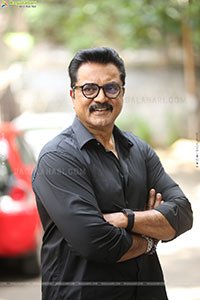 Actor Sarathkumar at Dude Movie Interview, HD Gallery