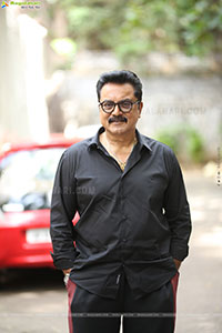 Actor Sarathkumar at Dude Movie Interview, HD Gallery