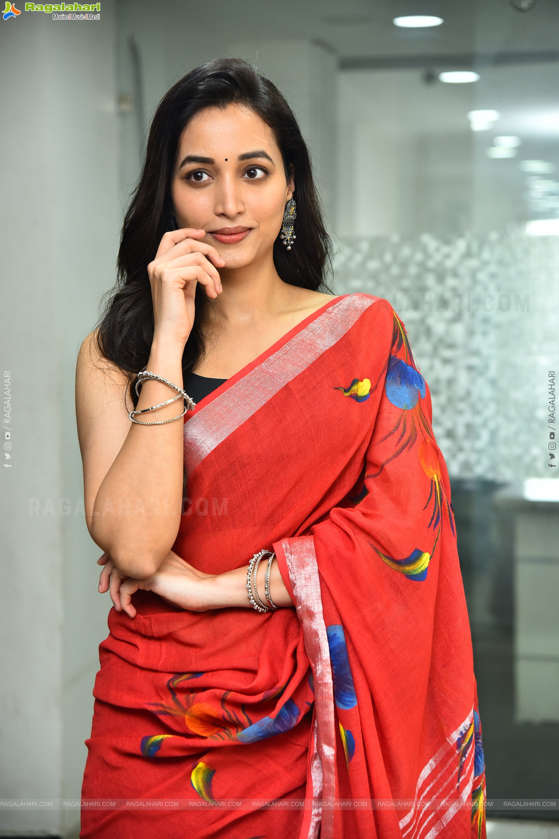 Srinidhi Shetty at Telusu Kada Movie Interview, HD Gallery