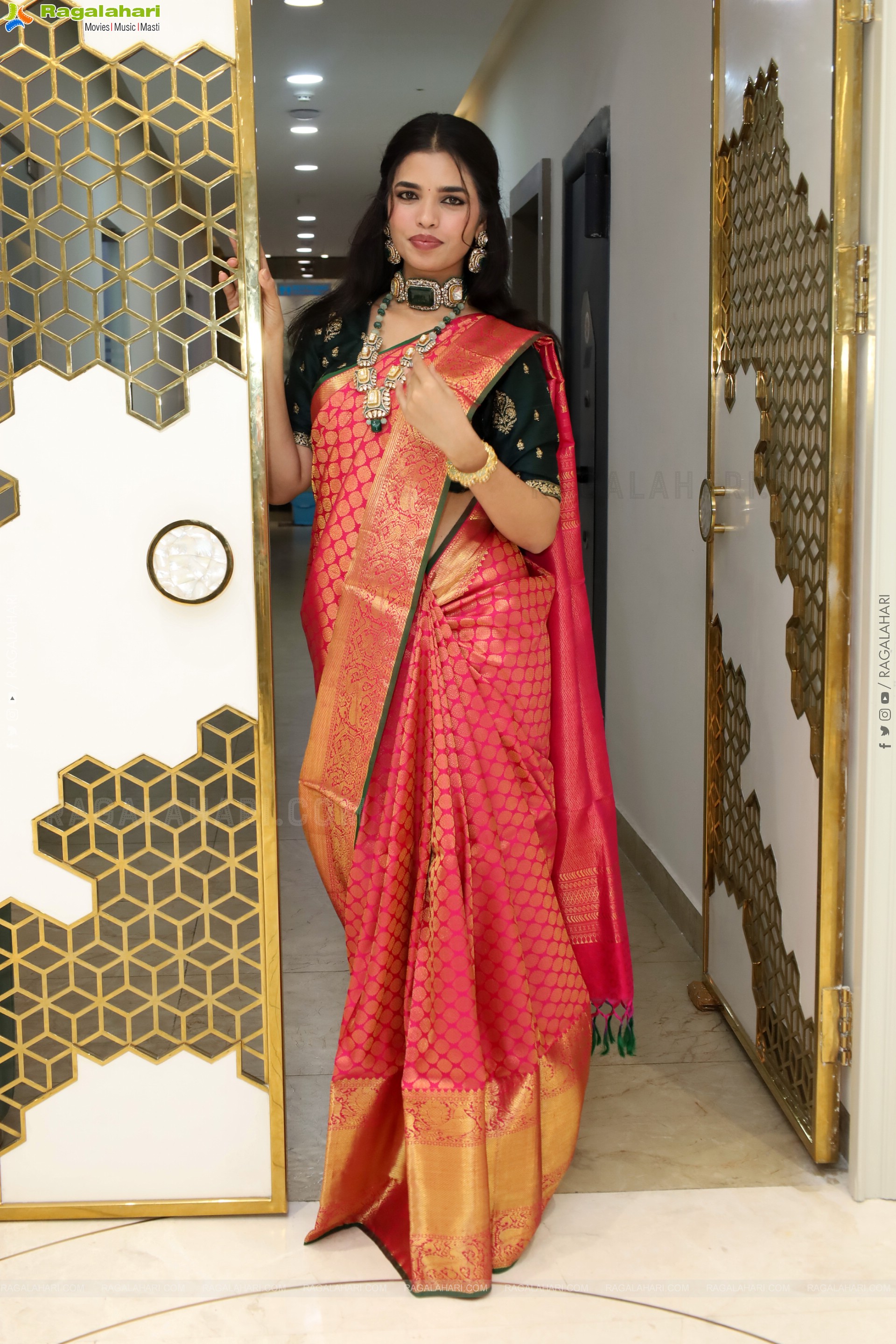 Urmila Chauhan Poses with Traditional Designer Jewellery, HD Gallery