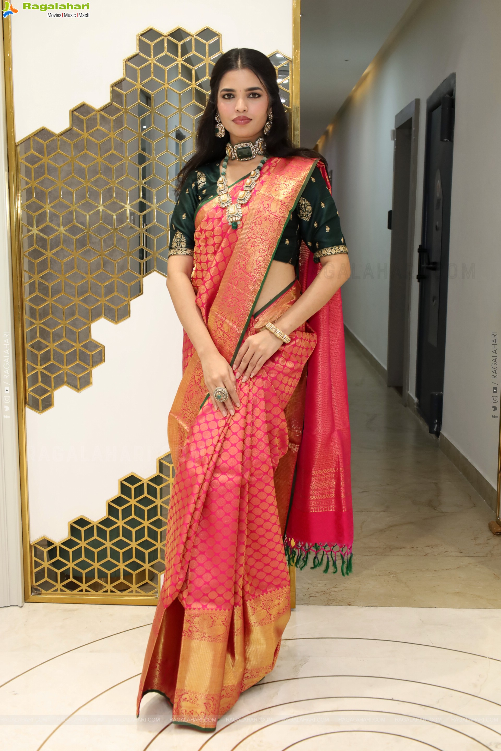 Urmila Chauhan Poses with Traditional Designer Jewellery, HD Gallery
