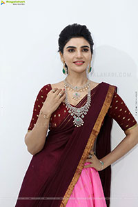Varsha poses with Designer Jewellery, HD Gallery