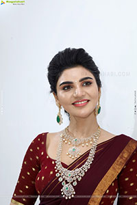 Varsha poses with Designer Jewellery, HD Gallery