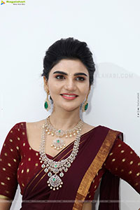 Varsha poses with Designer Jewellery, HD Gallery