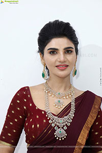 Varsha poses with Designer Jewellery, HD Gallery