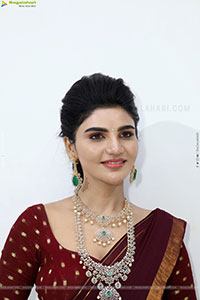 Varsha poses with Designer Jewellery, HD Gallery
