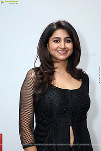 Varshini Sounderajan in Black Dress, HD Photo Gallery