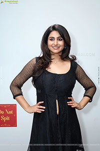 Varshini Sounderajan in Black Dress, HD Photo Gallery