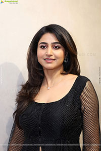 Varshini Sounderajan in Black Dress, HD Photo Gallery