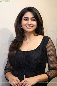 Varshini Sounderajan in Black Dress, HD Photo Gallery