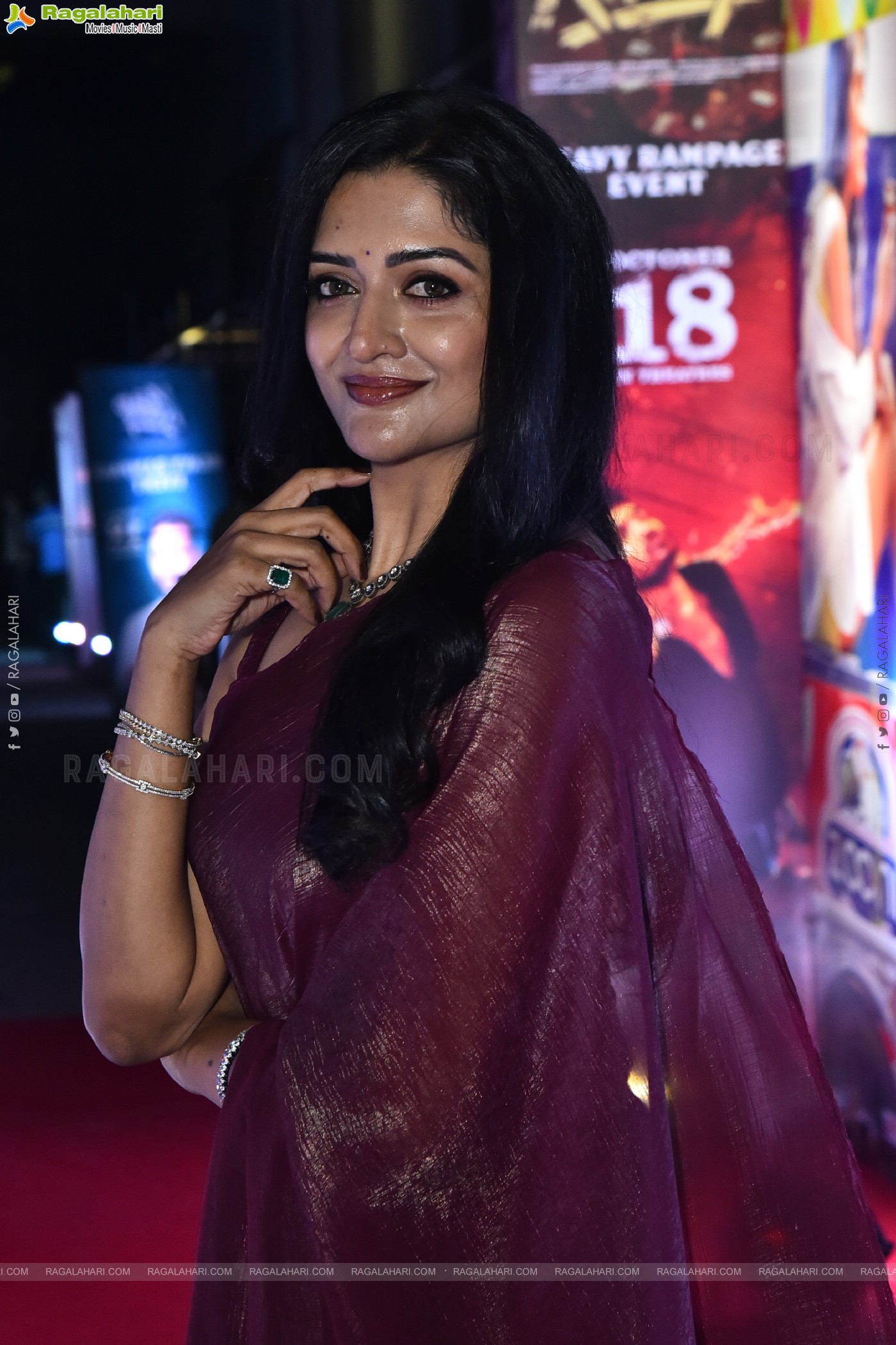 Vimala Raman at K Ramp Pre Release Event, HD Gallery