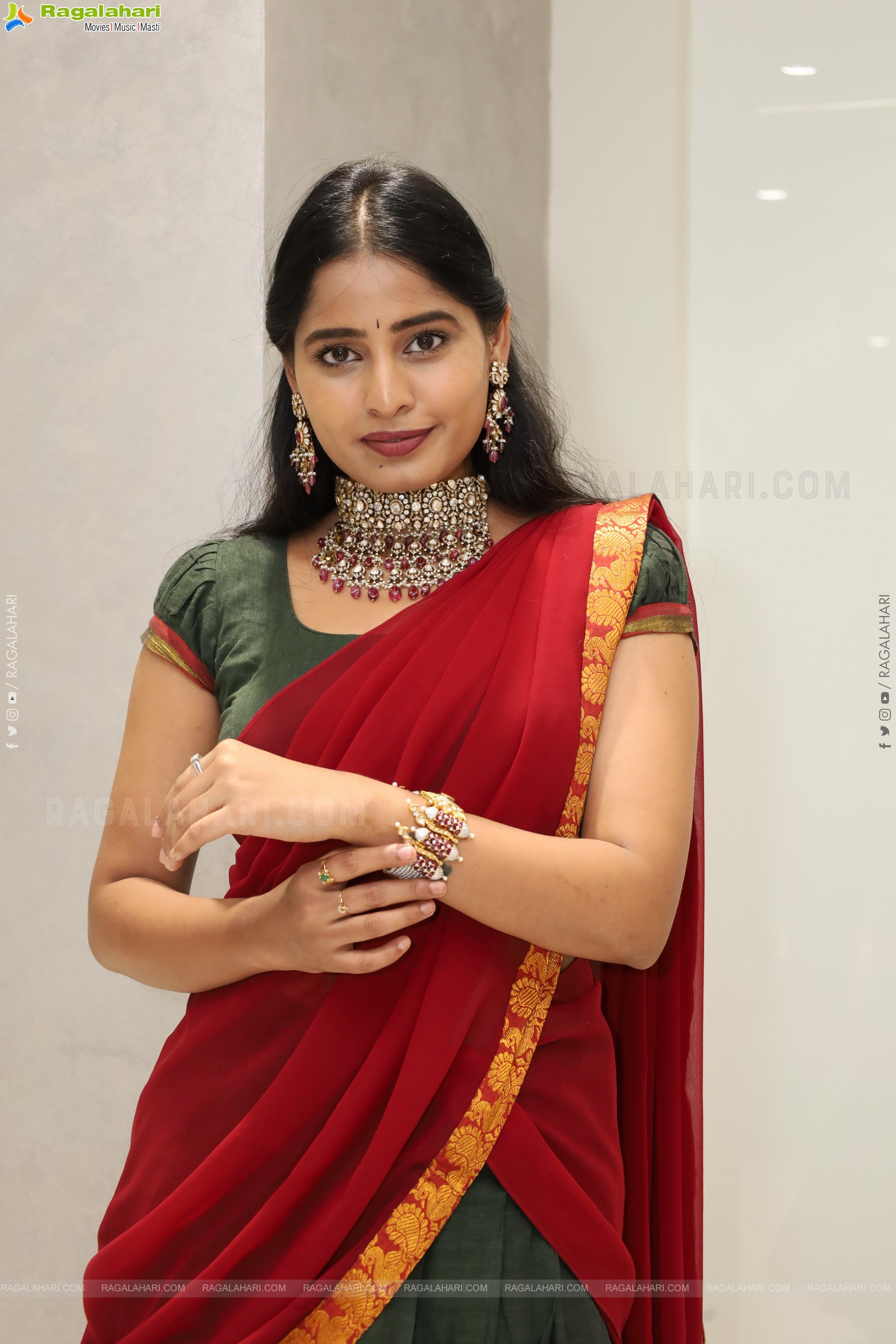 Vrindha Reddy Traditional stills with Jewellery, HD Gallery