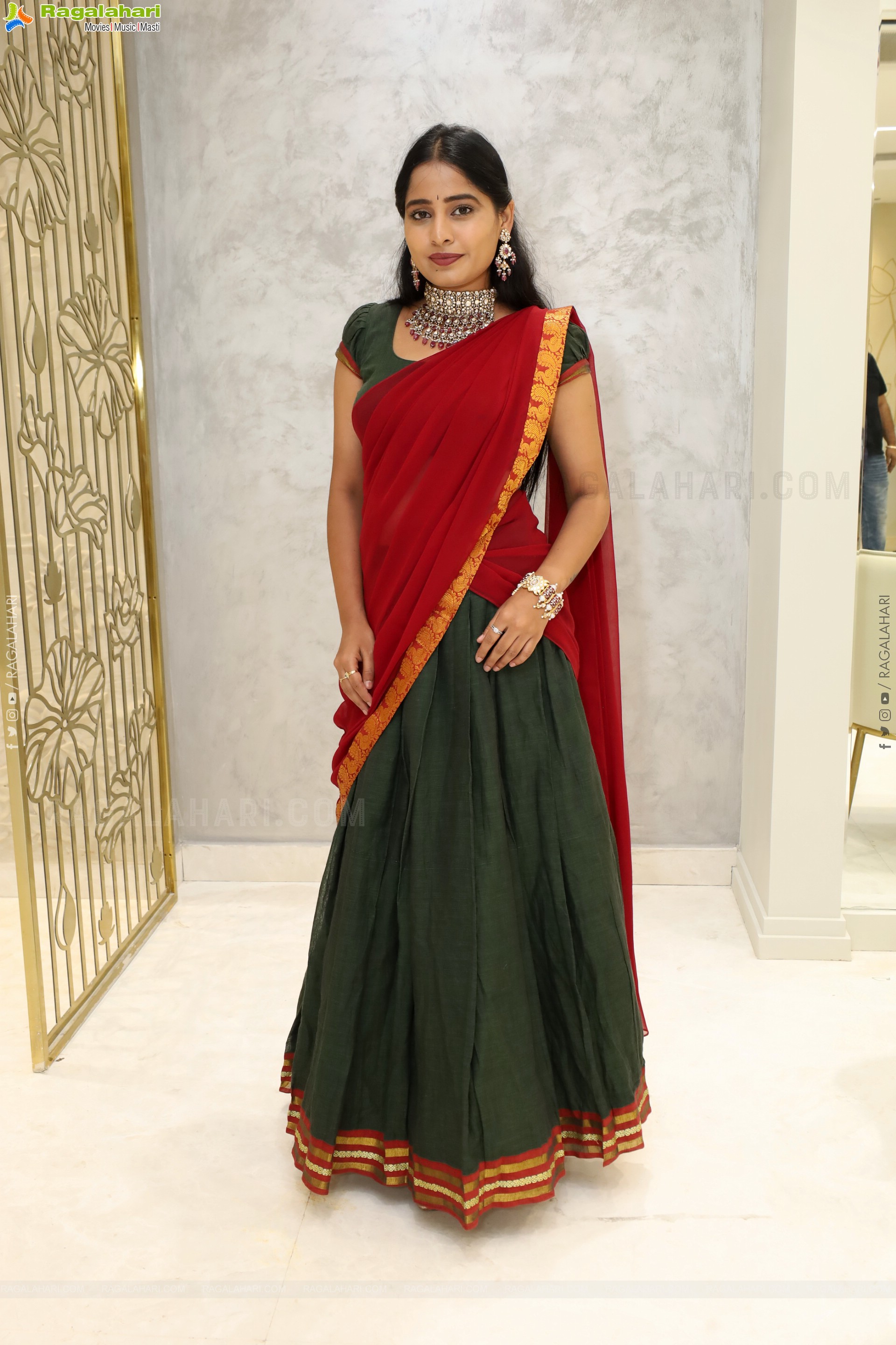 Vrindha Reddy Traditional stills with Jewellery, HD Gallery