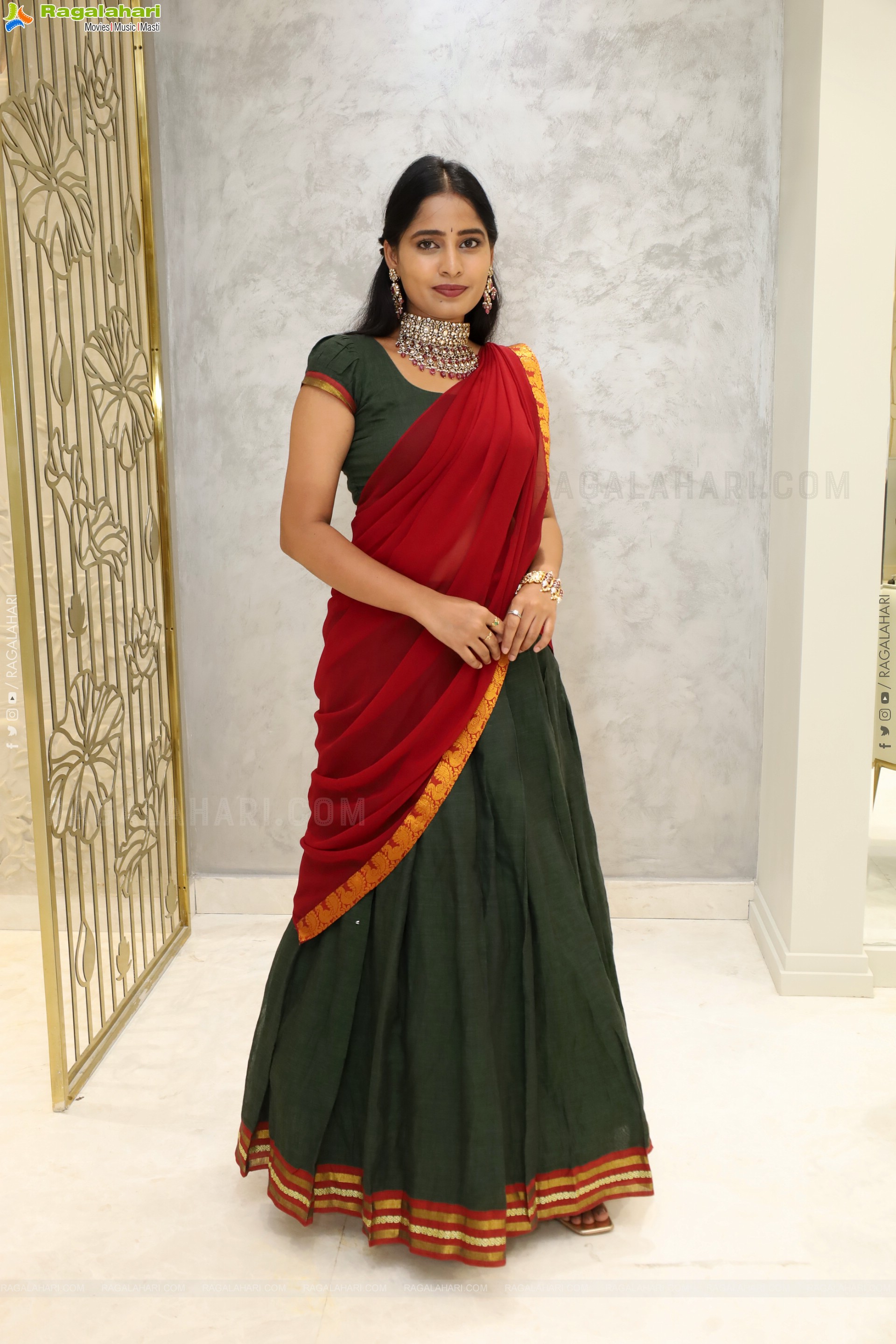 Vrindha Reddy Traditional stills with Jewellery, HD Gallery