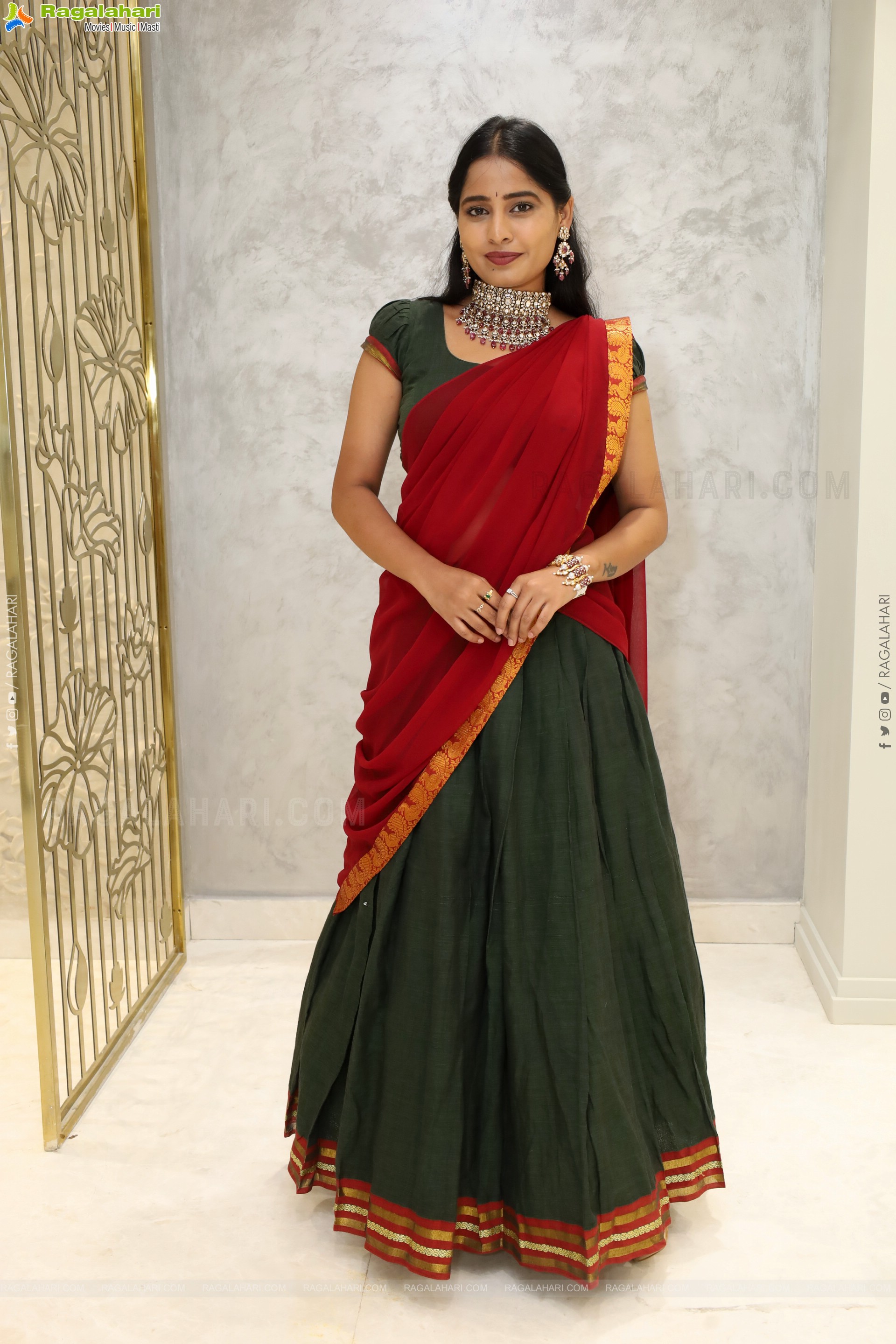 Vrindha Reddy Traditional stills with Jewellery, HD Gallery