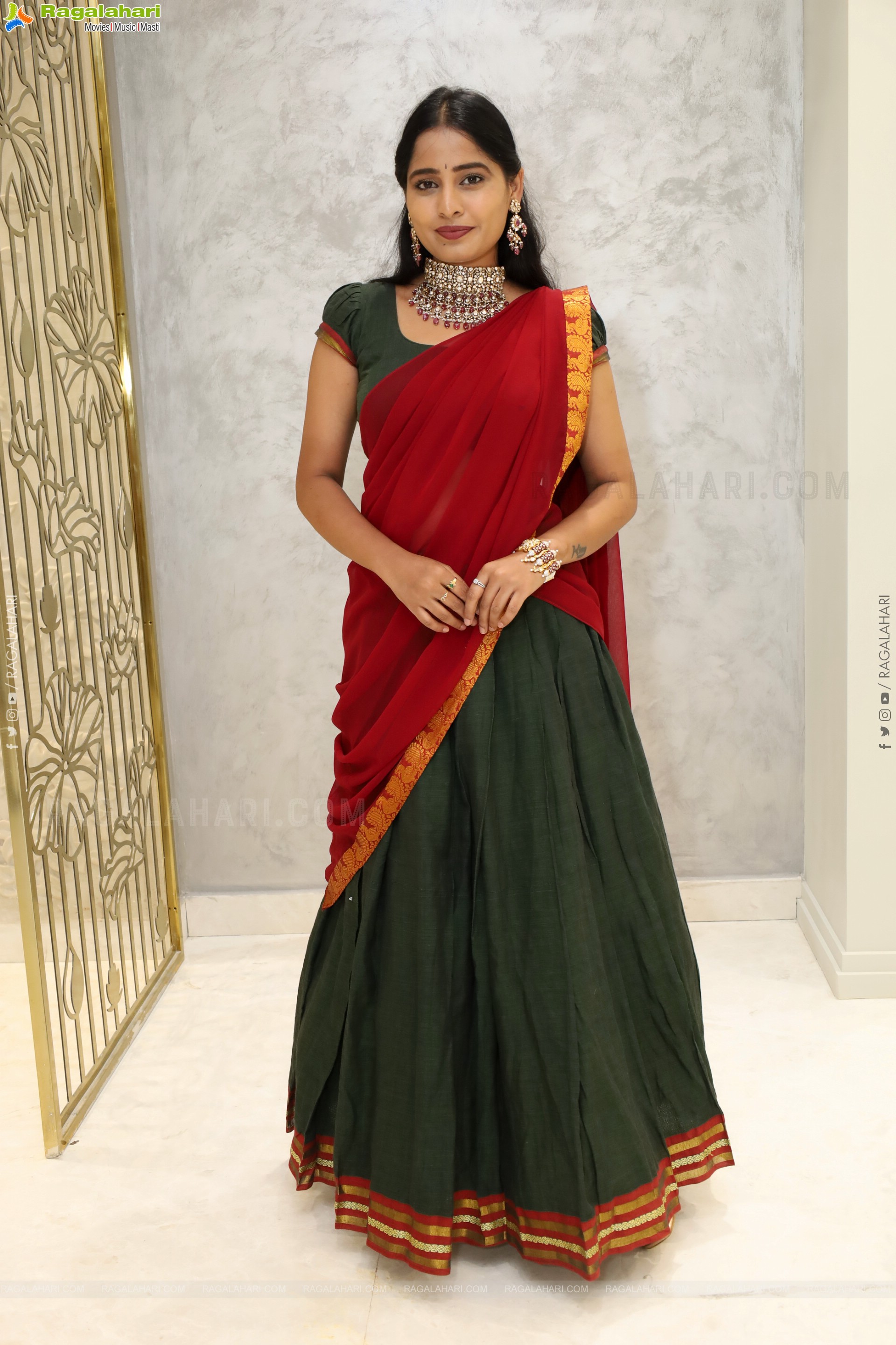 Vrindha Reddy Traditional stills with Jewellery, HD Gallery