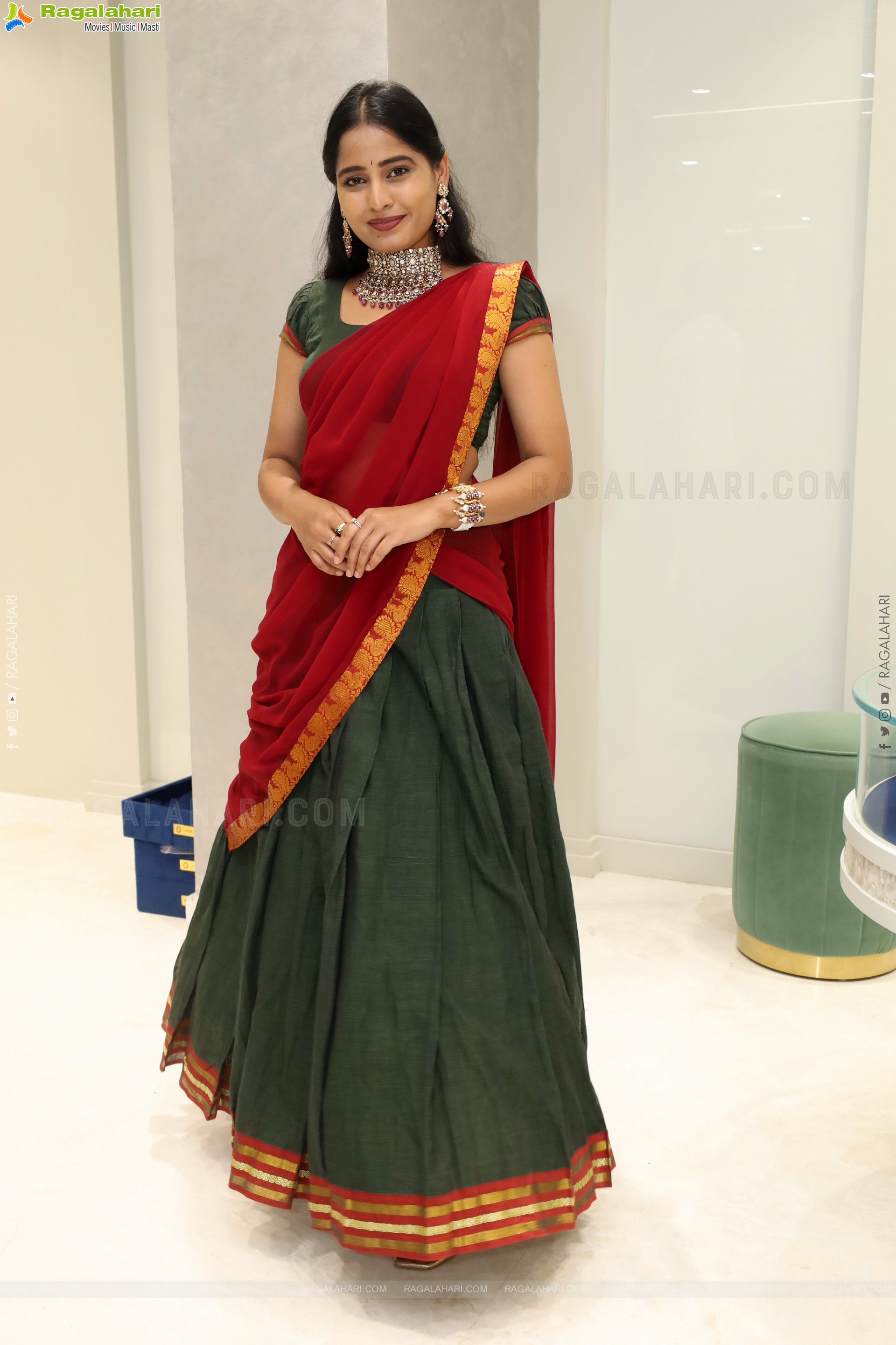 Vrindha Reddy Traditional stills with Jewellery, HD Gallery
