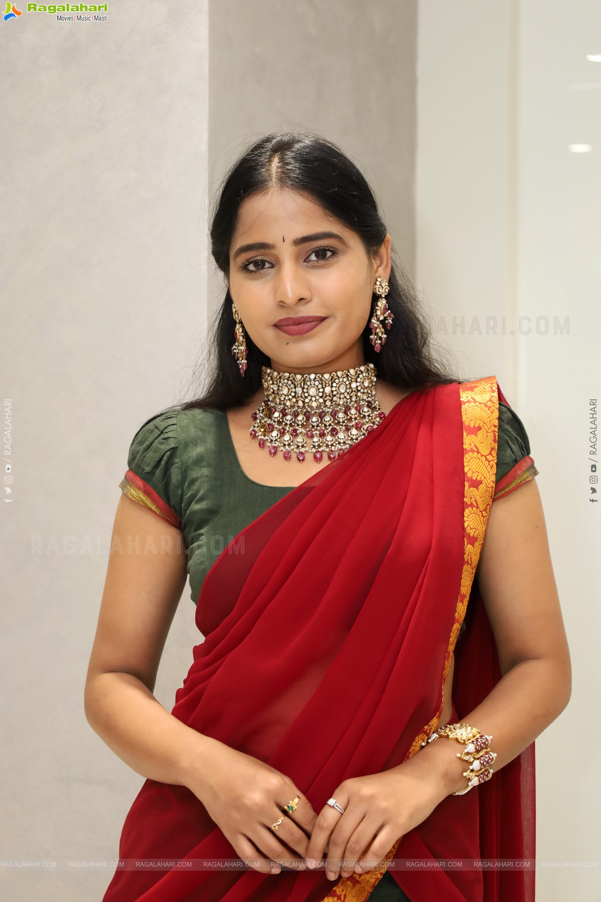 Vrindha Reddy Traditional stills with Jewellery, HD Gallery