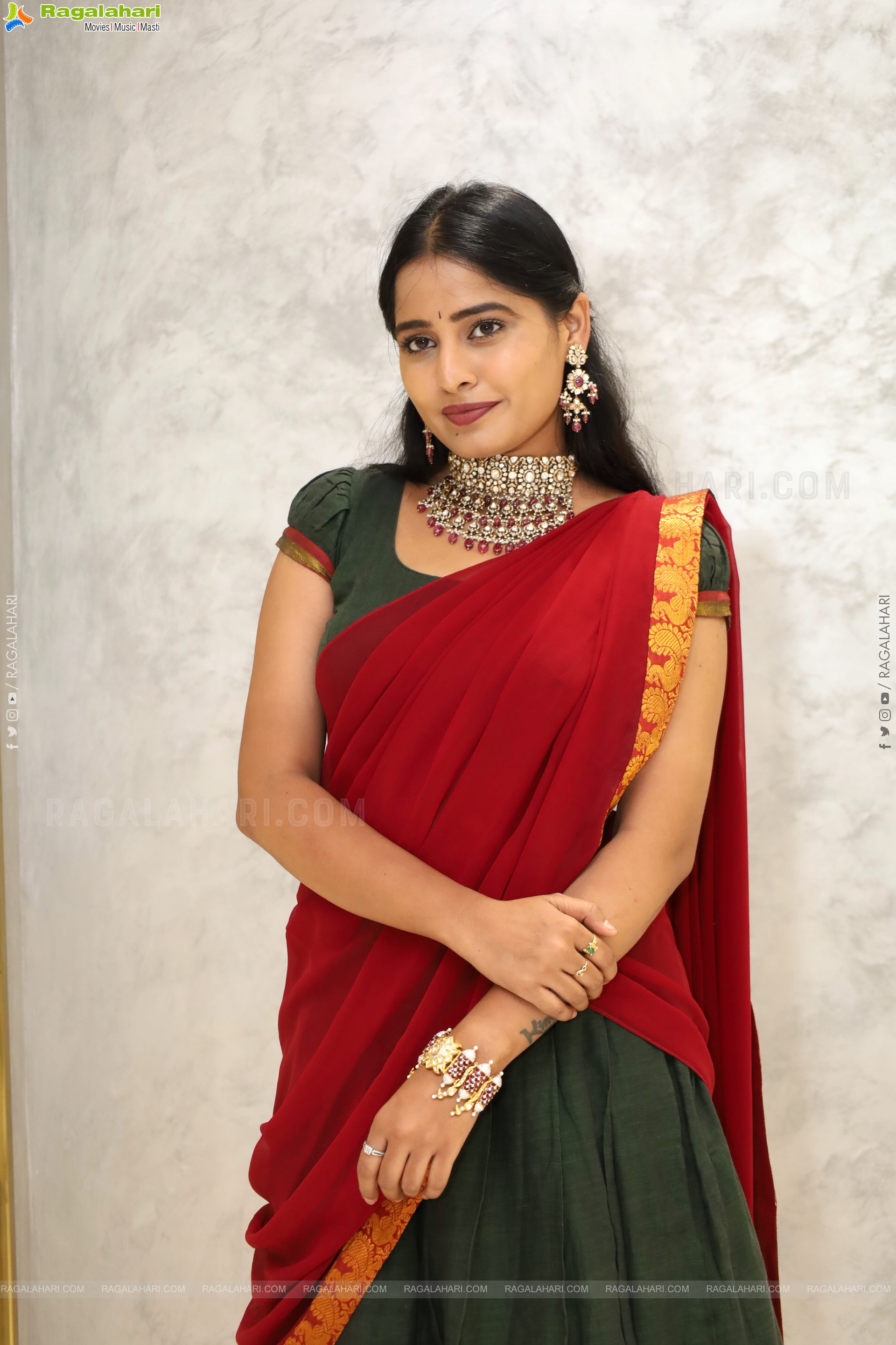 Vrindha Reddy Traditional stills with Jewellery, HD Gallery