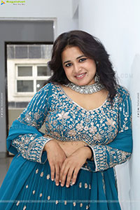 Aashi Glam stills in Blue Lehenga Choli, HD Gallery
