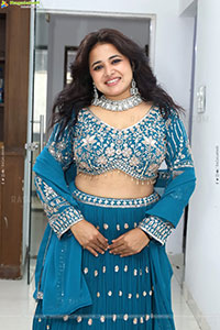 Aashi Glam stills in Blue Lehenga Choli, HD Gallery