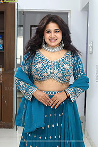Aashi Glam stills in Blue Lehenga Choli, HD Gallery