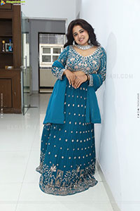 Aashi Glam stills in Blue Lehenga Choli, HD Gallery
