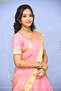 Anyuktha Nallani Beautiful stills in Traditional Half Saree