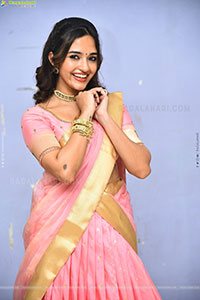 Anyuktha Nallani Beautiful stills in Traditional Half Saree