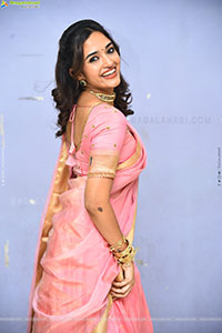 Anyuktha Nallani Beautiful stills in Traditional Half Saree