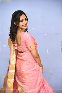 Anyuktha Nallani Beautiful stills in Traditional Half Saree