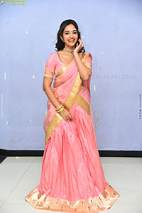 Anyuktha Nallani Beautiful stills in Traditional Half Saree