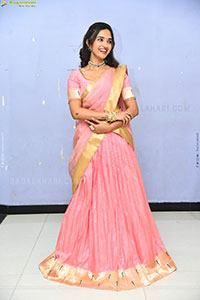 Anyuktha Nallani Beautiful stills in Traditional Half Saree