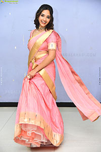 Anyuktha Nallani Beautiful stills in Traditional Half Saree