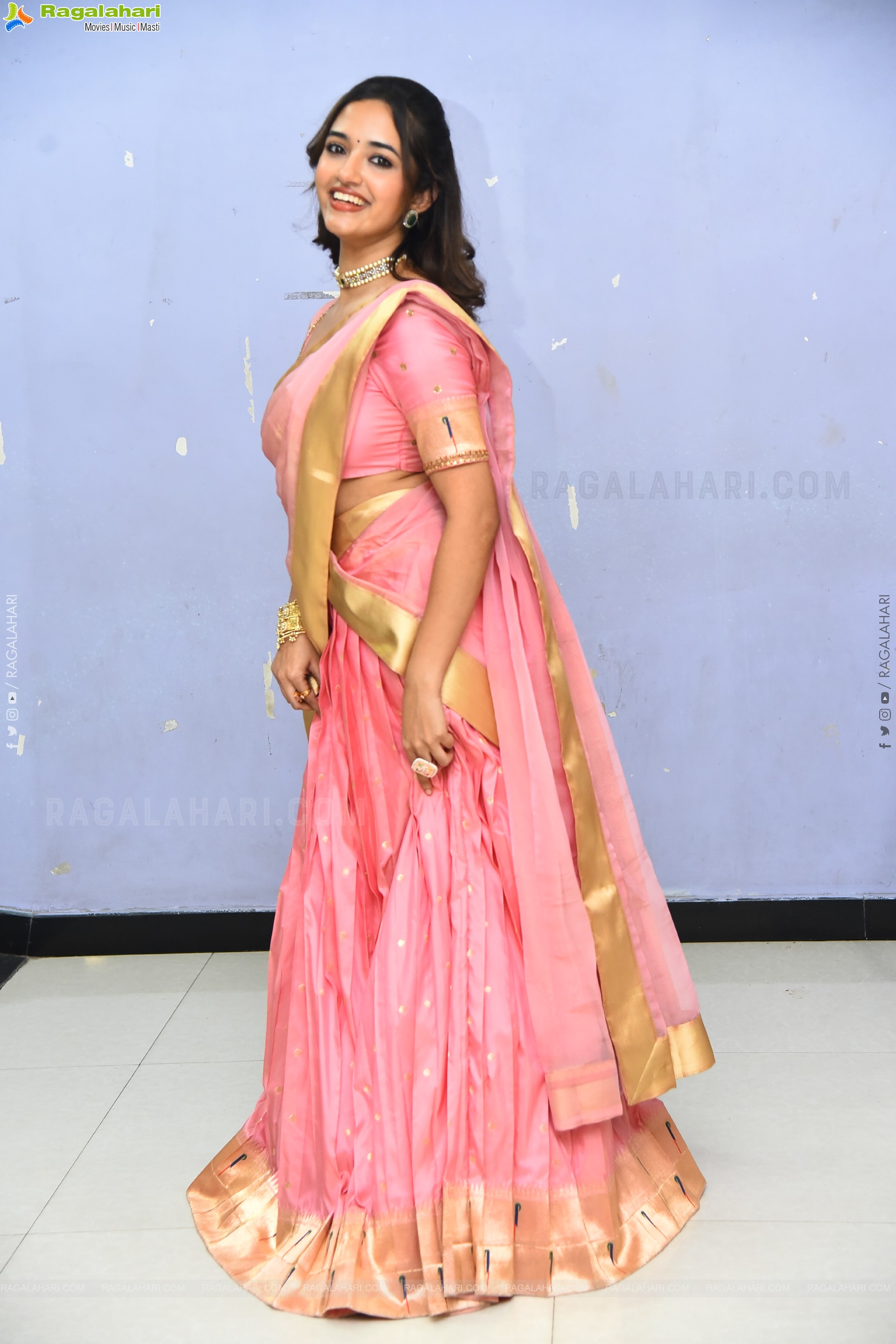 Anyuktha Nallani Beautiful stills in Traditional Half Saree, HD Gallery