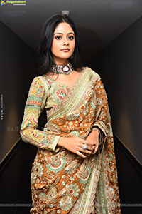 Actress Joyeeta Banerjee Beautiful stills in Saree