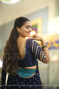 Jyothi Ramana Traditional stills in Half-Saree, HD Gallery