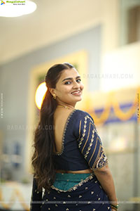 Jyothi Ramana Traditional stills in Half-Saree, HD Gallery
