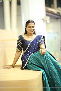 Jyothi Ramana Traditional stills in Half-Saree, HD Gallery