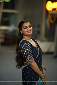 Jyothi Ramana Traditional stills in Half-Saree, HD Gallery
