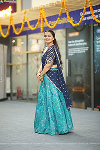 Jyothi Ramana Traditional stills in Half-Saree, HD Gallery