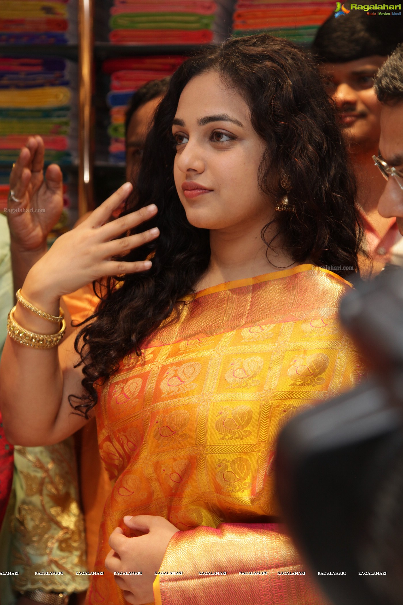 Nithya Menen at Kalamandir Vizag, Exclusive Photo Gallery