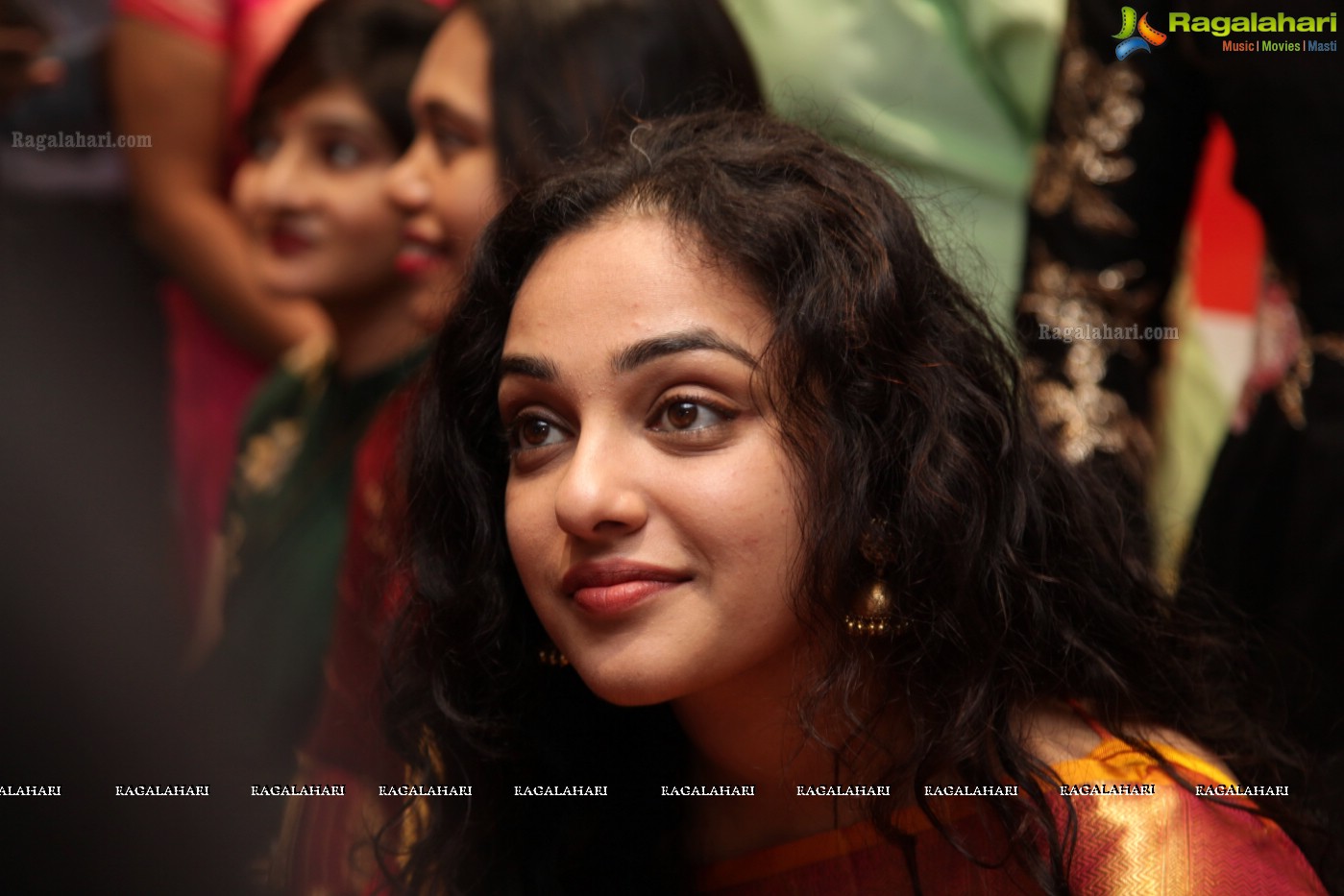 Nithya Menen at Kalamandir Vizag, Exclusive Photo Gallery