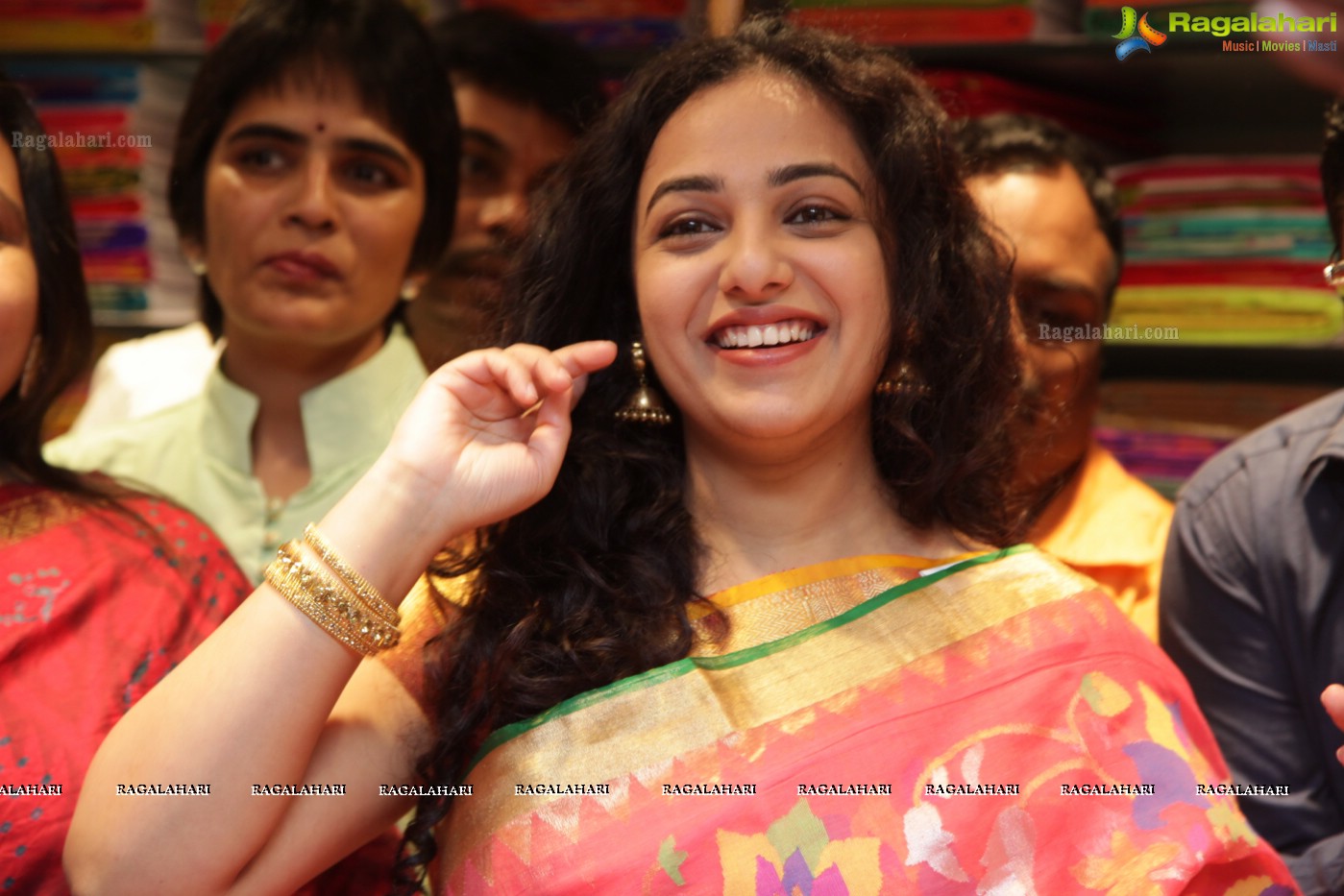 Nithya Menen at Kalamandir Vizag, Exclusive Photo Gallery