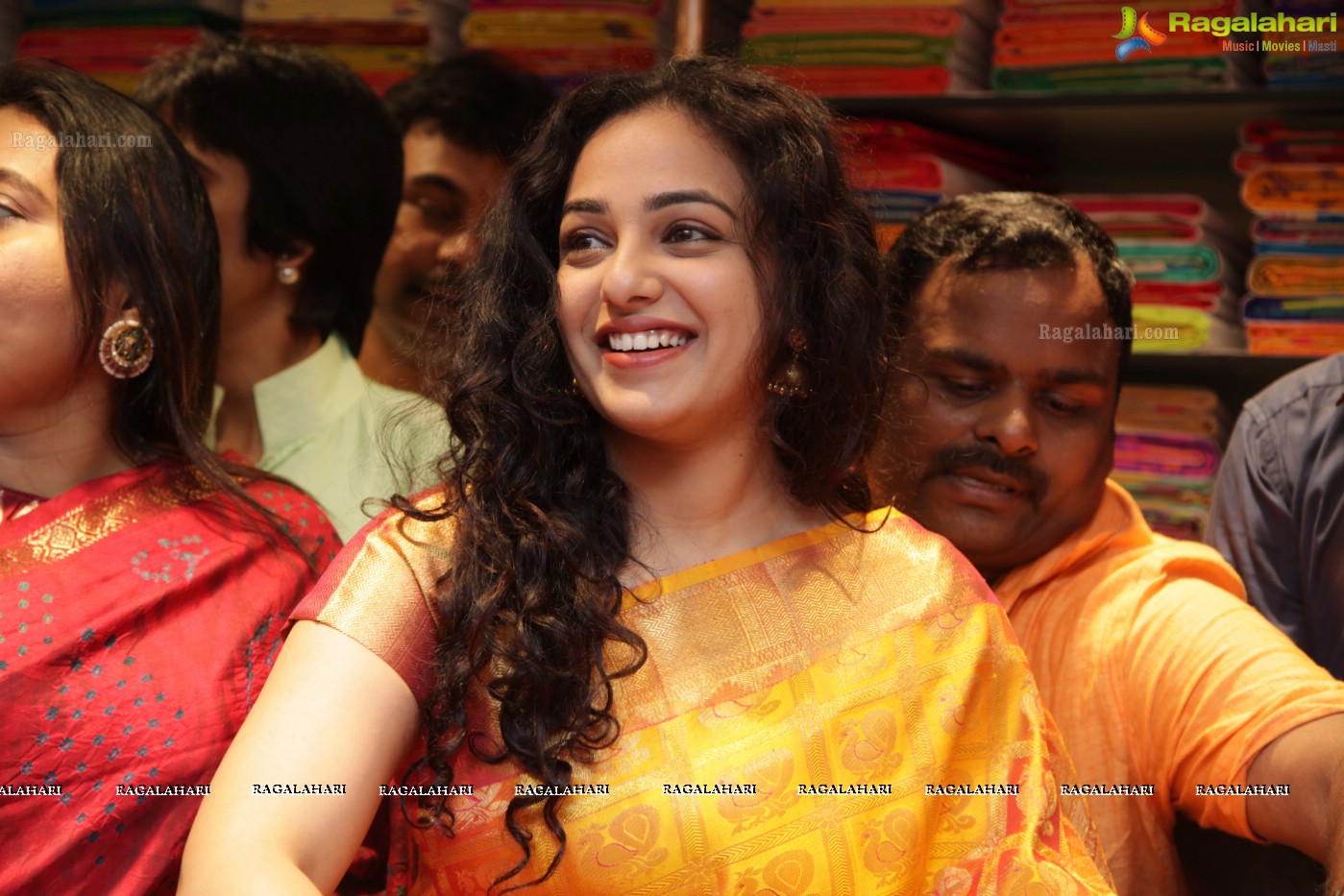 Nithya Menen at Kalamandir Vizag, Exclusive Photo Gallery