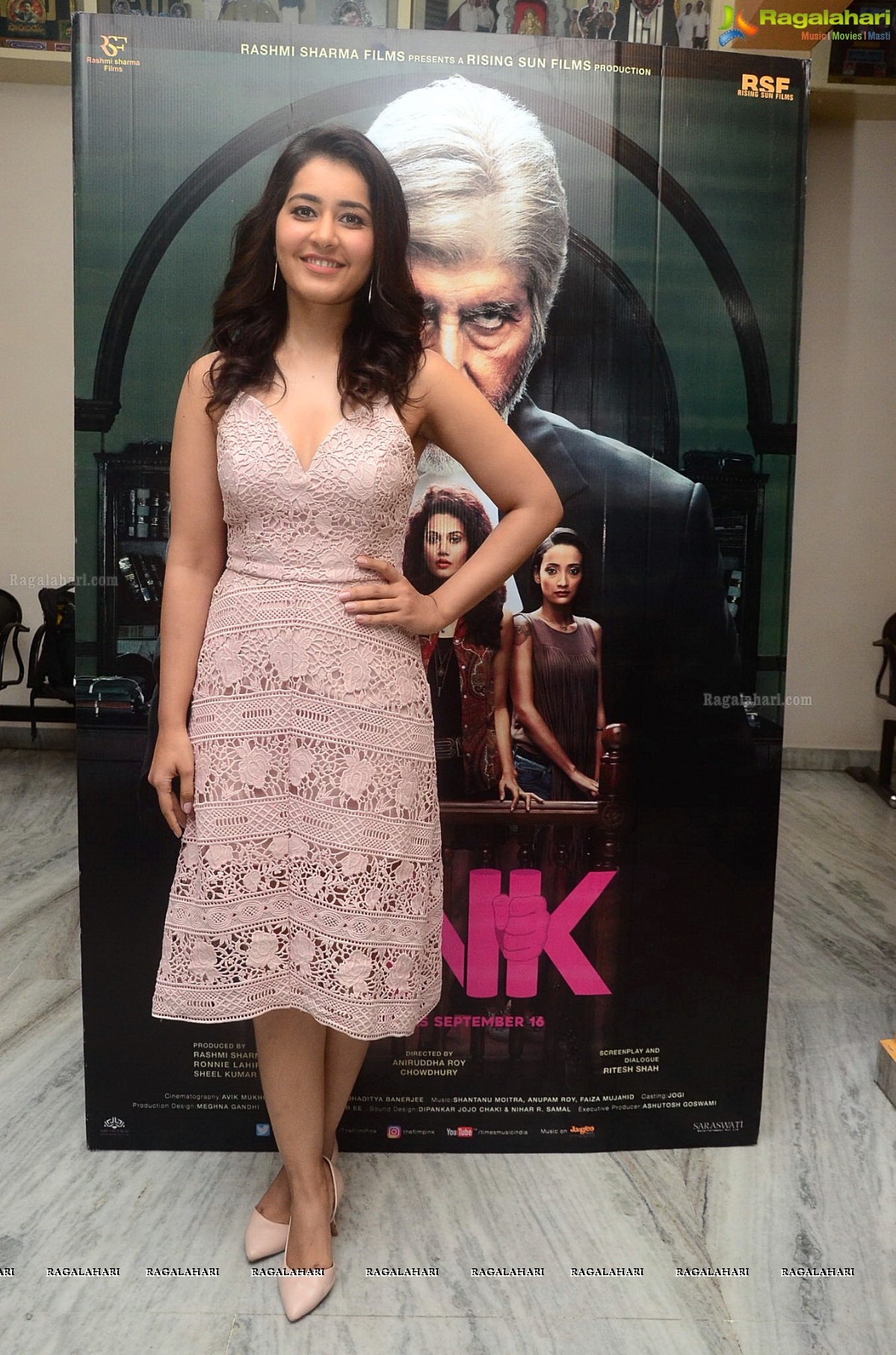 Raashi Khanna at Pink Premiere Show Photos