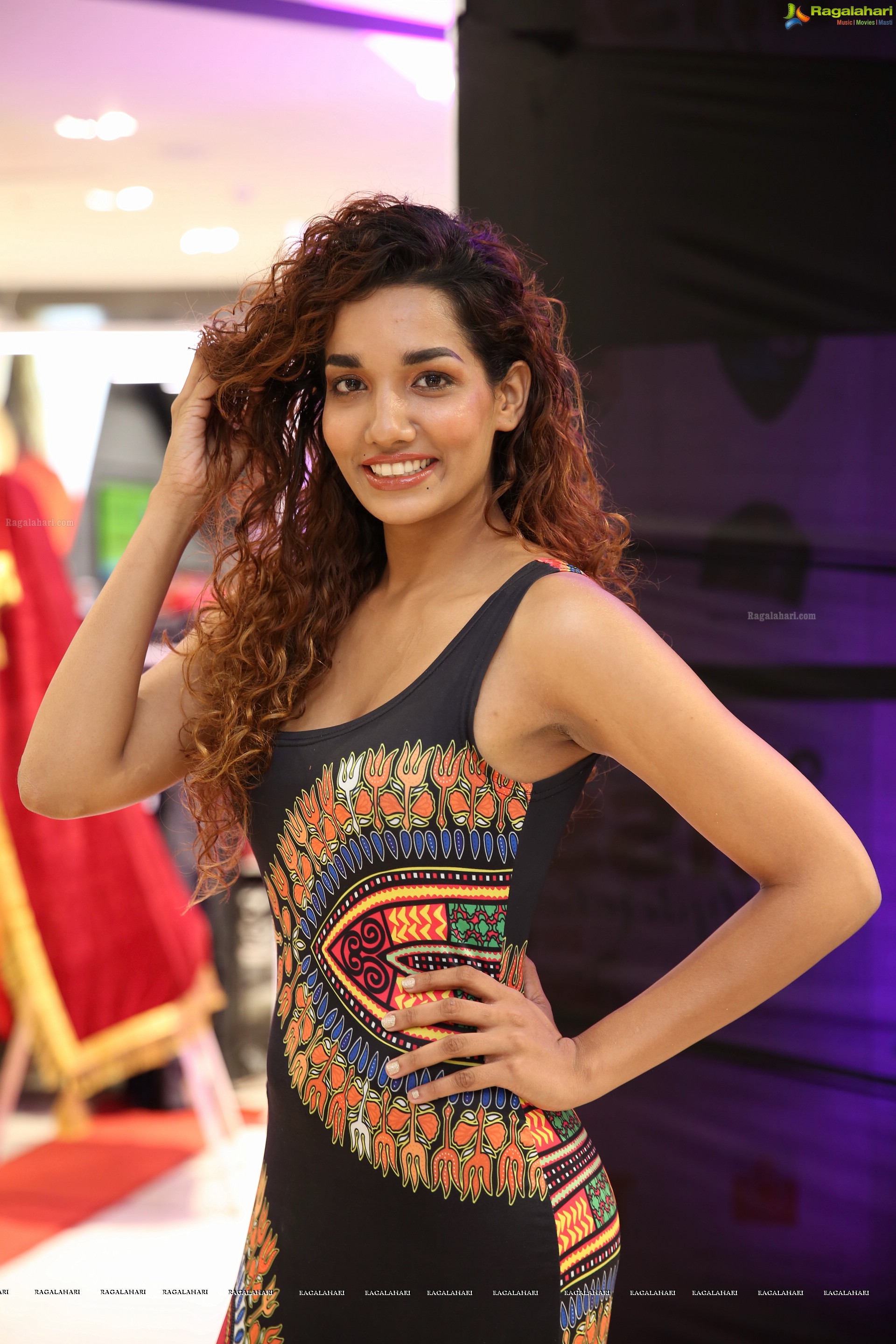 Aditi Sonali Tiwari at Reliance Trends Miss Hyderabad 2018 Announcement (High Definition Photos)